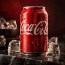 Lata de Coca-Cola gelada